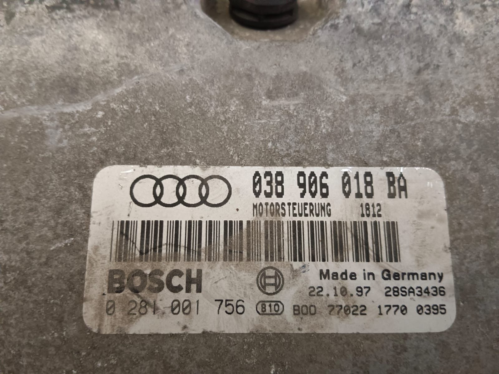 Motorsteuergerät 038906018BA Audi A3