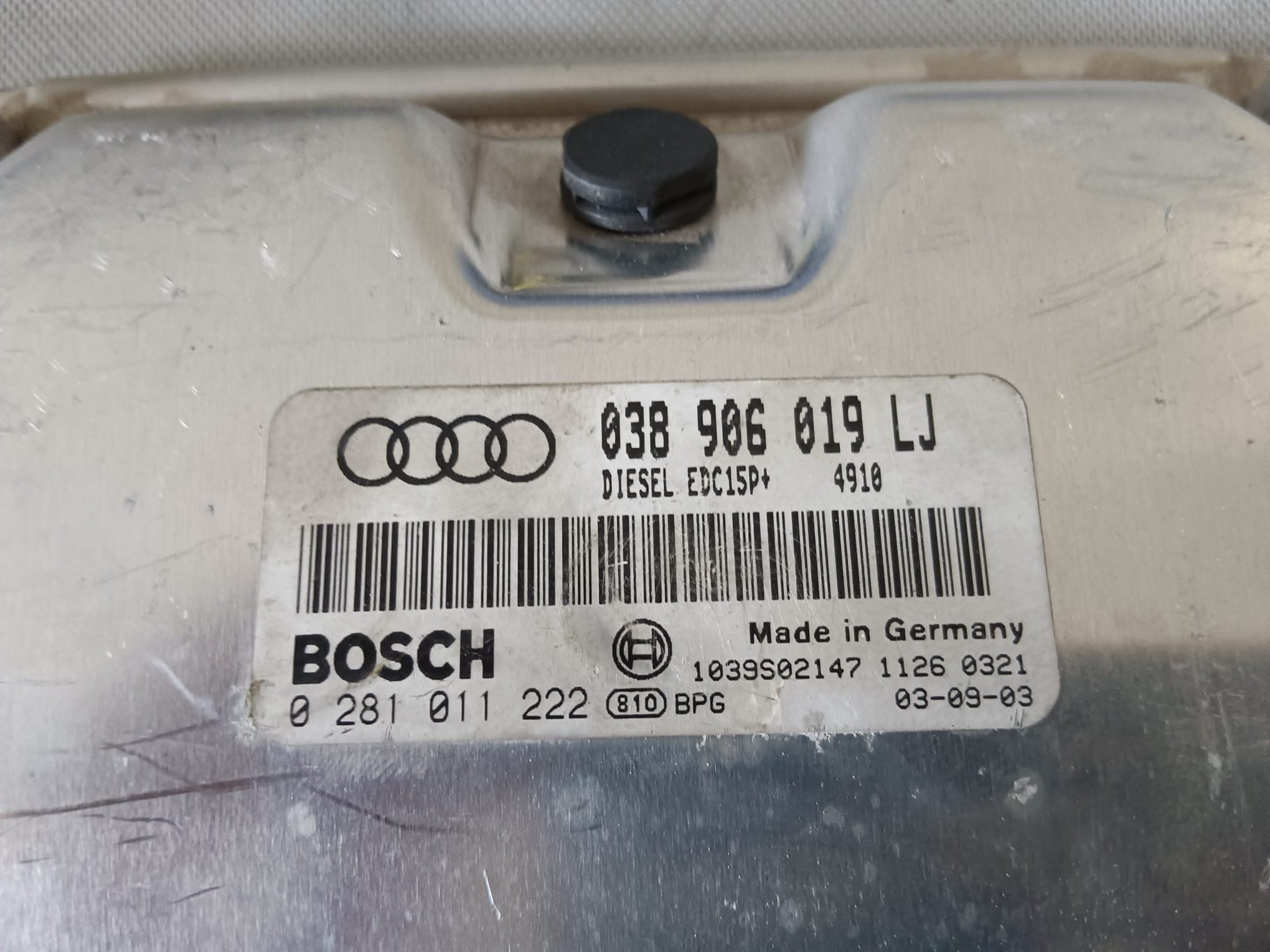 Motorsteuergerät 038906012LJ Audi A4 Kombi